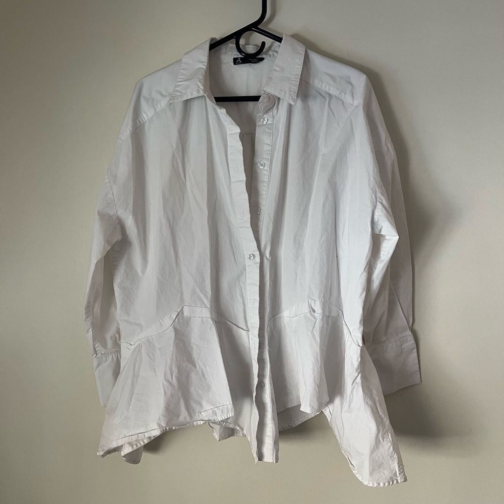 Anita Classic White Shirt Sixe Large